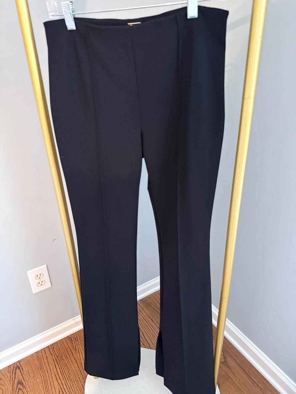 Adam Lippes Black Ponte Pants AL508BN